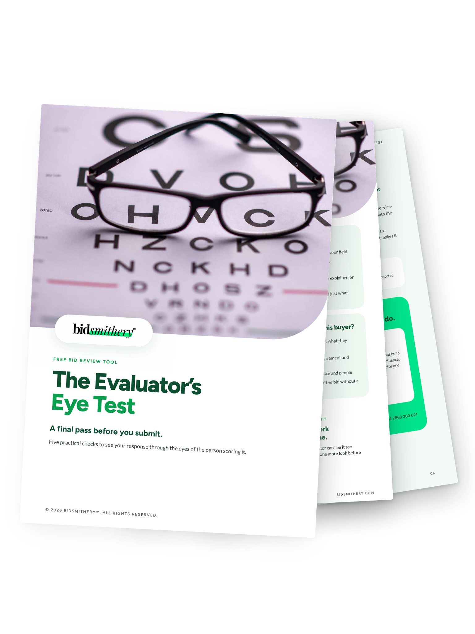 Preview of the printable Evaluator's Eye Test